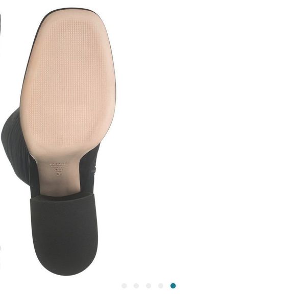 NWT SCHUTZ Colira suede black block heel platform boot Size: 9 - Picture 6 of 7